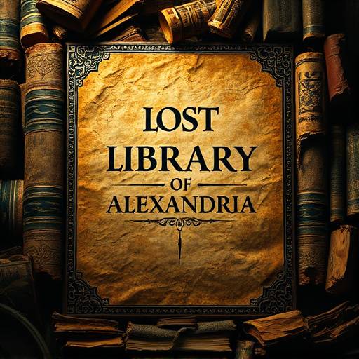 Buchcover von 'Die verlorene Bibliothek von Alexandria'