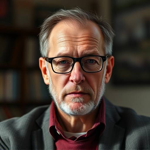 Portr√§t von Peter Schulz, Journalist und Buchkritiker